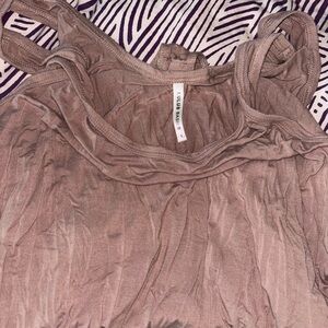 Lulu's Mauve Sleeveless Bodysuit